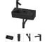Комплект Wellsee 4 в 1 Lavinia Boho Bathroom Sink накладная/подвесная раковина 40x22 см 20216464R 1