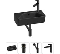 Комплект Wellsee 4 в 1 Lavinia Boho Bathroom Sink накладная/подвесная раковина 40x22 см 20216436R