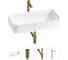 Комплект Wellsee 4 в 1 Lavinia Boho Bathroom Sink накладная раковина 75x40 см 20215342R 1
