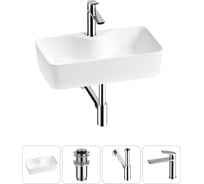 Комплект Wellsee 4 в 1 Lavinia Boho Bathroom Sink накладная раковина 54x30 см 20215279R