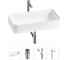 Комплект Wellsee 4 в 1 Lavinia Boho Bathroom Sink накладная раковина 75x40 см 20215340R 1