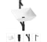 Комплект Wellsee 4 в 1 Lavinia Boho Bathroom Sink накладная раковина 42x42 см 20215168R 1