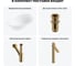 Комплект Wellsee 4 в 1 Lavinia Boho Bathroom Sink накладная раковина 56x33 см 20215358R 11