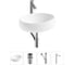 Комплект Wellsee 4 в 1 Lavinia Boho Bathroom Sink накладная раковина 50x36 см 20215071R 1