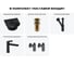 Комплект Wellsee 5 в 1 Lavinia Boho Bathroom Sink накладная/подвесная раковина 34x36 см 20216663R 9