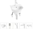 Комплект Wellsee 5 в 1 Lavinia Boho Bathroom Sink накладная/подвесная раковина 34x36 см 20216652R 1