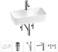 Комплект Wellsee 5 в 1 Lavinia Boho Bathroom Sink накладная раковина 54x30 см 20215283R