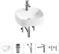 Комплект Wellsee 5 в 1 Lavinia Boho Bathroom Sink накладная раковина 42x42 см 20215488R