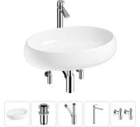 Комплект Wellsee 5 в 1 Lavinia Boho Bathroom Sink накладная раковина 60x40 см 20215107R