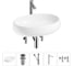 Комплект Wellsee 5 в 1 Lavinia Boho Bathroom Sink накладная раковина 60x40 см 20215107R 1