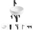 Комплект Wellsee 5 в 1 Lavinia Boho Bathroom Sink накладная раковина 40x40 см 20215060R 1
