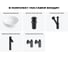 Комплект Wellsee 5 в 1 Lavinia Boho Bathroom Sink накладная раковина 40x40 см 20215060R 11