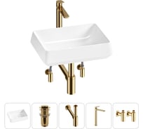 Комплект Wellsee 5 в 1 Lavinia Boho Bathroom Sink накладная раковина 50x38 см 20215442R