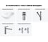 Комплект Wellsee 5 в 1 Lavinia Boho Bathroom Sink накладная раковина 59x39 см 20215155R 11