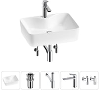Комплект Wellsee 5 в 1 Lavinia Boho Bathroom Sink накладная раковина 48x37 см 20215267R