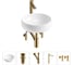 Комплект Wellsee 5 в 1 Lavinia Boho Bathroom Sink накладная раковина 40x40 см 20215061R 1