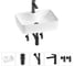 Комплект Wellsee 5 в 1 Lavinia Boho Bathroom Sink накладная раковина 48x37 см 20215268R 1