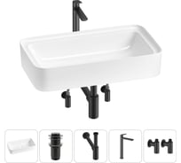 Комплект Wellsee 5 в 1 Lavinia Boho Bathroom Sink накладная раковина 75x40 см 20215345R