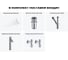 Комплект Wellsee 5 в 1 Lavinia Boho Bathroom Sink накладная раковина 59x39 см 20215299R 11
