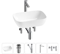 Комплект Wellsee 5 в 1 Lavinia Boho Bathroom Sink накладная раковина 46x33 см 20215203R
