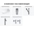 Комплект Wellsee 5 в 1 Lavinia Boho Bathroom Sink накладная раковина 46x33 см 20215203R 11