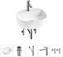 Комплект Wellsee 5 в 1 Lavinia Boho Bathroom Sink накладная раковина 44x44 см 20215187R