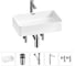Комплект Wellsee 5 в 1 Lavinia Boho Bathroom Sink накладная раковина 48x31 см 20215219R 1