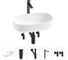 Комплект Wellsee 5 в 1 Lavinia Boho Bathroom Sink накладная раковина 55x35 см 20215834R 1