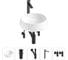 Комплект Wellsee 5 в 1 Lavinia Boho Bathroom Sink накладная раковина 38x38 см 20215393R 1