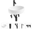 Комплект Wellsee 5 в 1 Lavinia Boho Bathroom Sink накладная раковина 50x36 см 20215076R 1