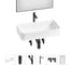 Комплект Wellsee 6 в 1 Lavinia Boho Bathroom Sink накладная раковина 75x40 см 20219378R 1