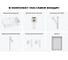 Комплект Wellsee 6 в 1 Lavinia Boho Bathroom Sink накладная раковина 48x31 см 20219324R 12