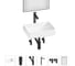 Комплект Wellsee 6 в 1 Lavinia Boho Bathroom Sink накладная раковина 50x38 см 20219434R 1