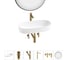 Комплект Wellsee 6 в 1 Lavinia Boho Bathroom Sink накладная раковина 68x36 см 20219507R 1