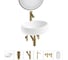 Комплект Wellsee 6 в 1 Lavinia Boho Bathroom Sink накладная раковина 50x36 см 20219251R 1
