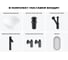 Комплект Wellsee 6 в 1 Lavinia Boho Bathroom Sink накладная раковина 42x42 см 20219482R 12