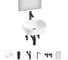 Комплект Wellsee 6 в 1 Lavinia Boho Bathroom Sink накладная раковина 42x42 см 20219442R 1