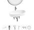 Комплект Wellsee 6 в 1 Lavinia Boho Bathroom Sink накладная раковина 68x36 см 20219505R 1