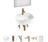 Комплект Wellsee 6 в 1 Lavinia Boho Bathroom Sink накладная раковина 44x44 см 20219307R 1