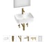 Комплект Wellsee 6 в 1 Lavinia Boho Bathroom Sink накладная раковина 48x37 см 20219347R 1