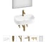 Комплект Wellsee 6 в 1 Lavinia Boho Bathroom Sink накладная раковина 55x40 см 20219467R 1