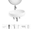 Комплект Wellsee 6 в 1 Lavinia Boho Bathroom Sink накладная раковина 60x40 см 20219265R 1