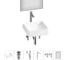 Комплект Wellsee 6 в 1 Lavinia Boho Bathroom Sink накладная раковина 38x38 см 20219425R 1