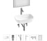 Комплект Wellsee 6 в 1 Lavinia Boho Bathroom Sink накладная раковина 46x33 см 20219313R 1