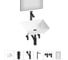 Комплект Wellsee 6 в 1 Lavinia Boho Bathroom Sink накладная раковина 42x42 см 20219298R 1