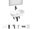 Комплект Wellsee 6 в 1 Lavinia Boho Bathroom Sink накладная раковина 55x40 см 20219450R 1