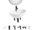 Комплект Wellsee 6 в 1 Lavinia Boho Bathroom Sink накладная раковина 59x39 см 20219290R 1