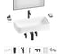 Комплект Wellsee 7 в 1 Lavinia Boho Bathroom Sink накладная раковина 75x40 см 20219382R 1