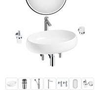 Комплект Wellsee 7 в 1 Lavinia Boho Bathroom Sink накладная раковина 60x40 см 20219269R