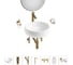 Комплект Wellsee 7 в 1 Lavinia Boho Bathroom Sink накладная раковина 36x36 см 20219239R 1